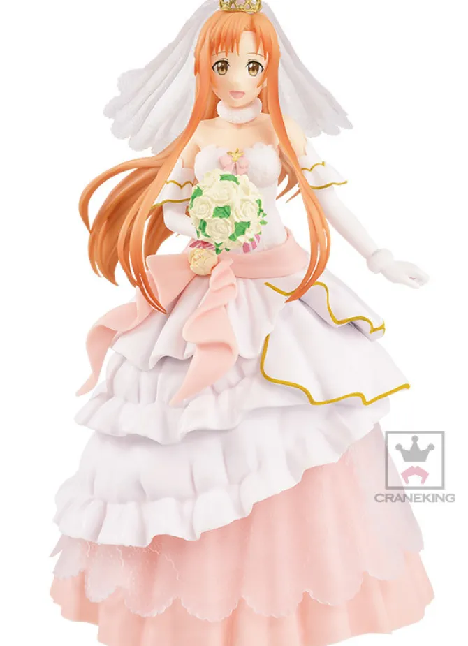 Sword Art Online - Asuna Figur / Wedding Version: Banpresto