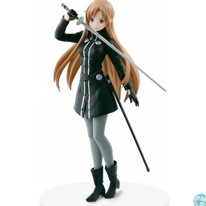 Sword Art Online - Ordinal Scale - Asuna Figur - DXF / Black Swordswoman: Banpresto