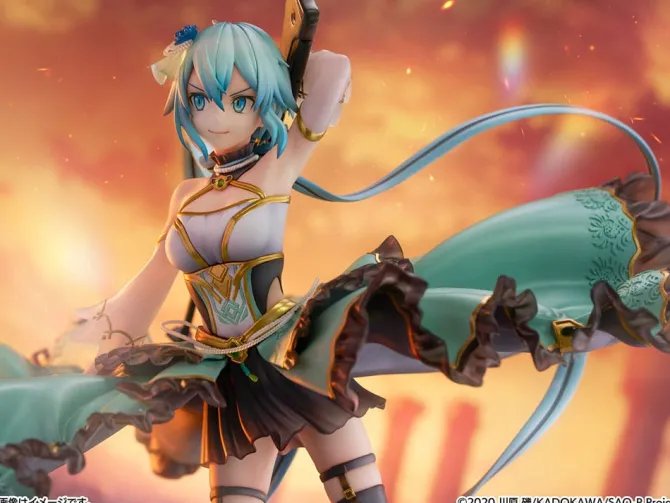 Sword Art Online - Sinon Statue / SHIBUYA SCRAMBLE - Crystal Dress Version: Estream