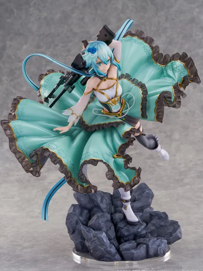 Sword Art Online - Sinon Statue / SHIBUYA SCRAMBLE - Crystal Dress Version: Estream