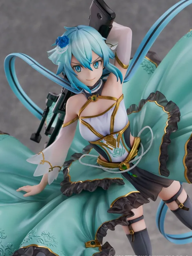 Sword Art Online - Sinon Statue / SHIBUYA SCRAMBLE - Crystal Dress Version: Estream