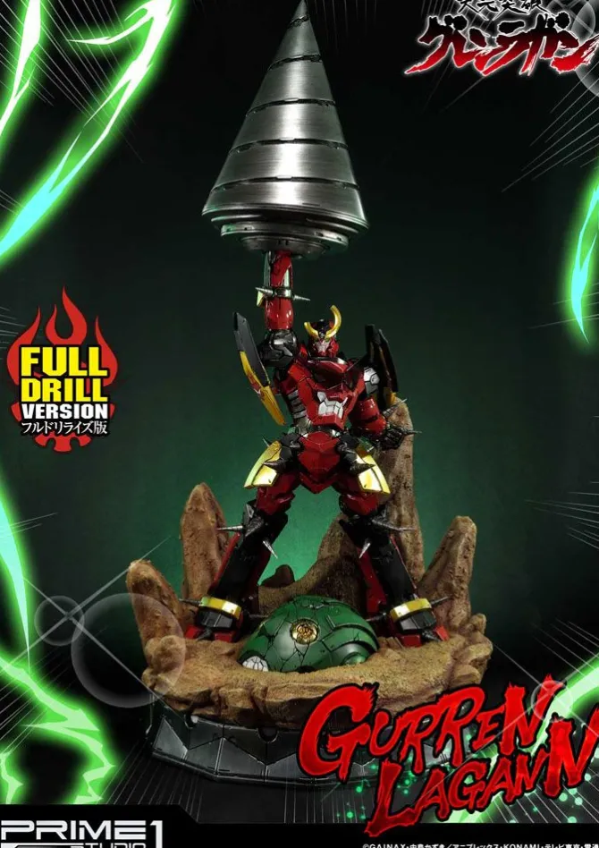 Tengen Toppa Gurren Lagann - Gurren Lagann Statue / Full Drill Version: Prime 1 Studio