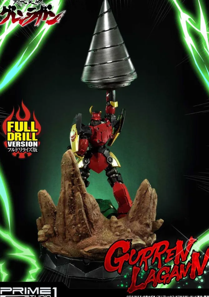 Tengen Toppa Gurren Lagann - Gurren Lagann Statue / Full Drill Version: Prime 1 Studio