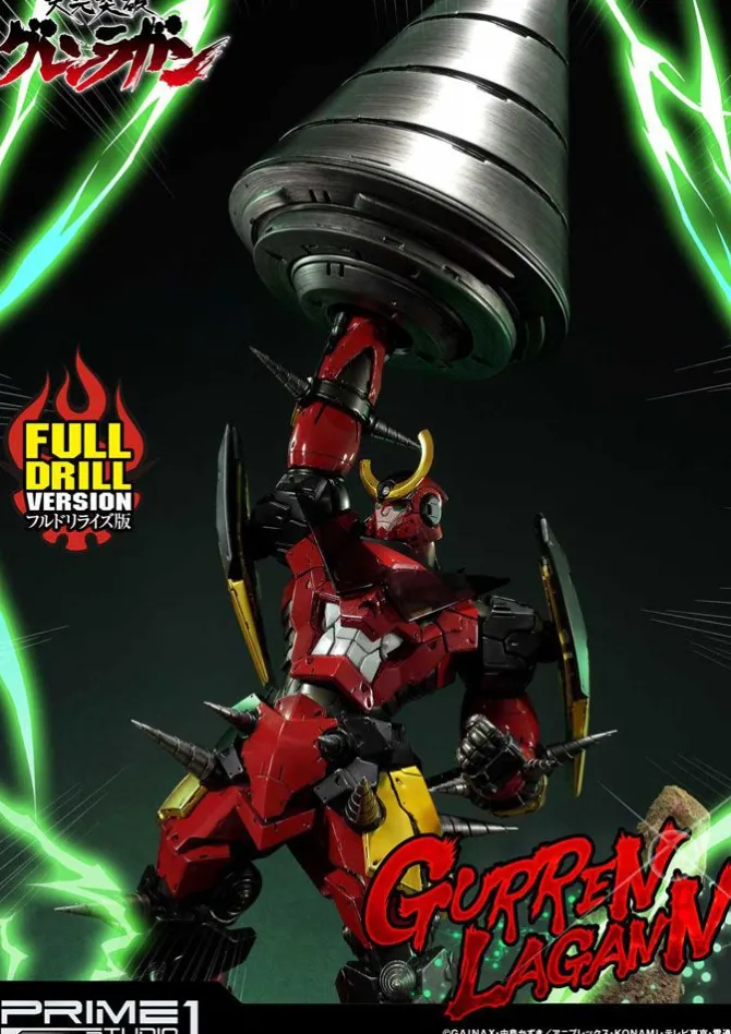 Tengen Toppa Gurren Lagann - Gurren Lagann Statue / Full Drill Version: Prime 1 Studio