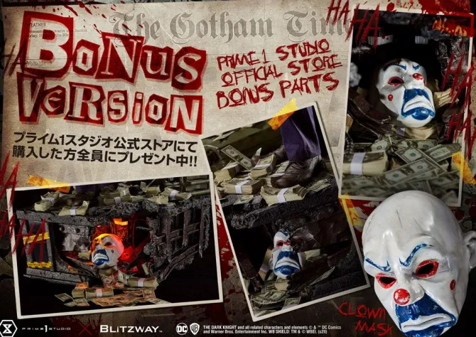 The Dark Knight - The Joker Statue / Bonus Version: Prime 1 Studio