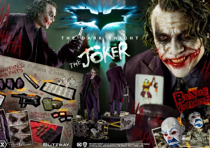 The Dark Knight - The Joker Statue / Bonus Version: Prime 1 Studio