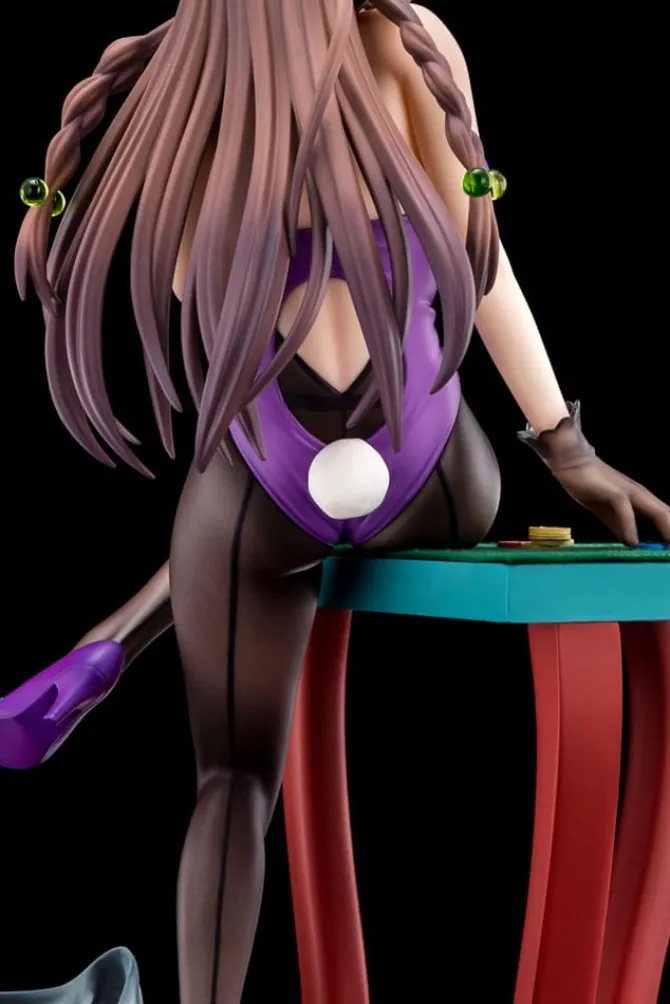 The Demon Sword Master of Excalibur Academy - Elfine Phillet Statue / wearing flower's purple bunny