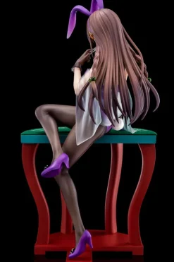 The Demon Sword Master of Excalibur Academy - Elfine Phillet Statue / wearing flower's purple bunny