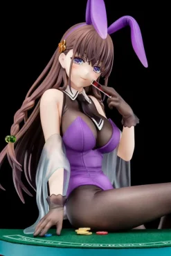 The Demon Sword Master of Excalibur Academy - Elfine Phillet Statue / wearing flower's purple bunny