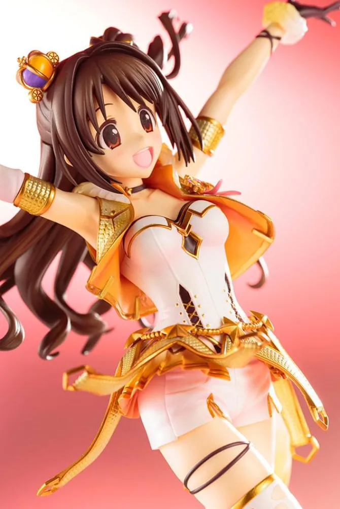 The Idolmaster Cinderella Girls - Uzuki Shimamura Statue / Party Time Gold Version: Kotobukiya