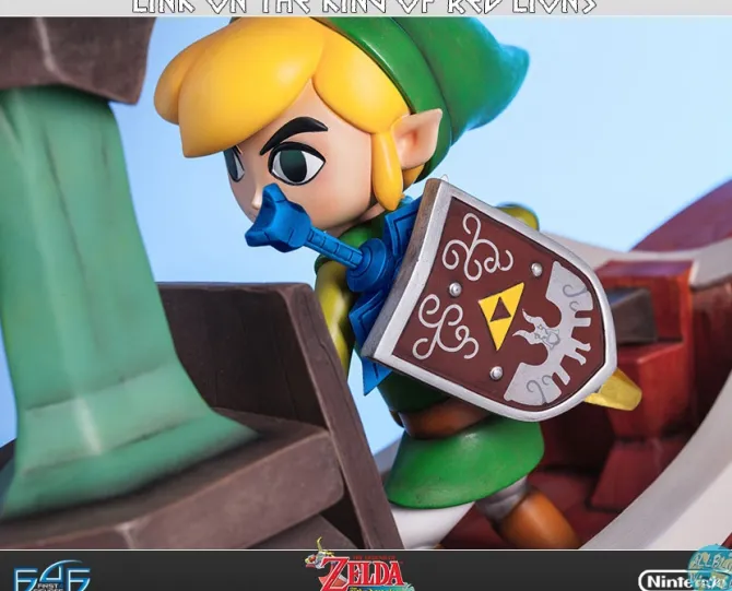 The Legend of Zelda / The Wind Waker - Link on The King of Red Lions Statue: First 4 Figures
