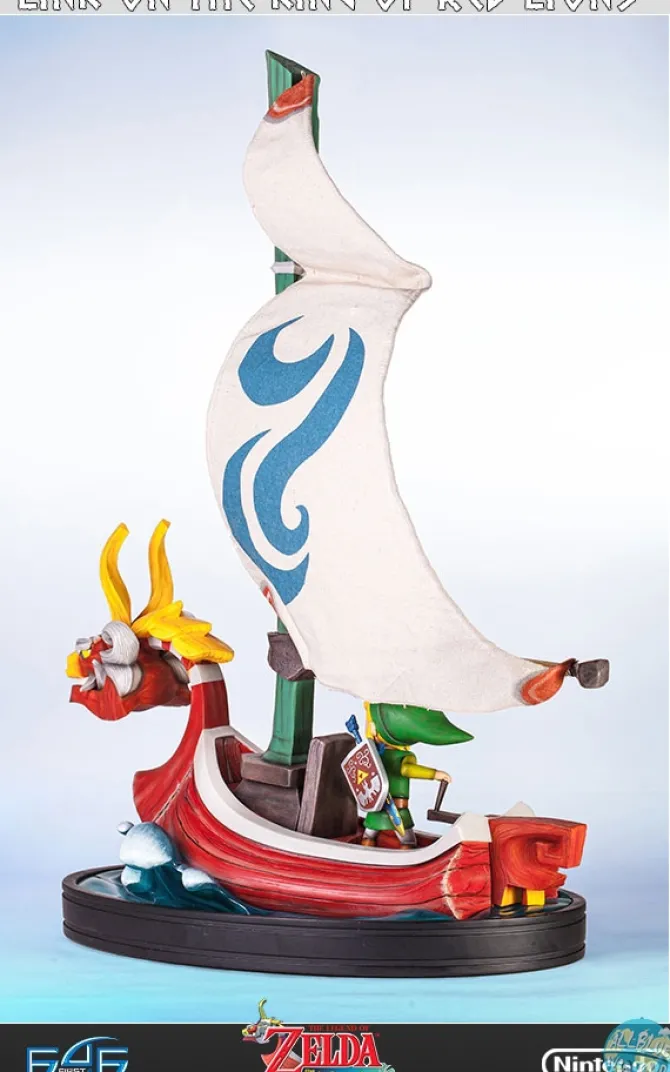 The Legend of Zelda / The Wind Waker - Link on The King of Red Lions Statue: First 4 Figures