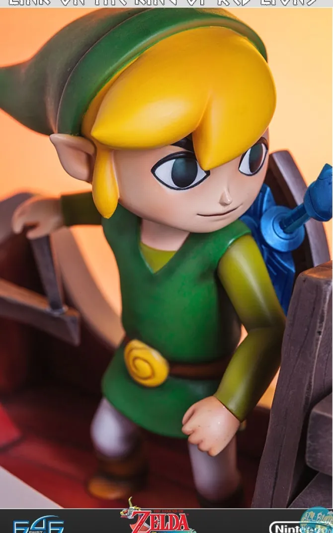 The Legend of Zelda / The Wind Waker - Link on The King of Red Lions Statue: First 4 Figures