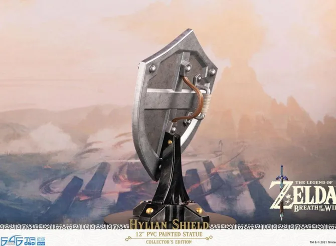 The Legend of Zelda Breath of the Wild - Hylian Shield Statue / Collector's Edition: First 4 Figures