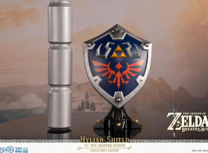 The Legend of Zelda Breath of the Wild - Hylian Shield Statue / Collector's Edition: First 4 Figures