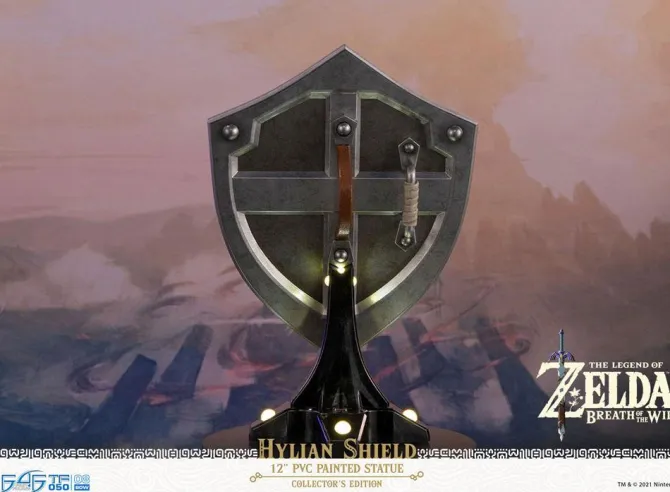 The Legend of Zelda Breath of the Wild - Hylian Shield Statue / Collector's Edition: First 4 Figures