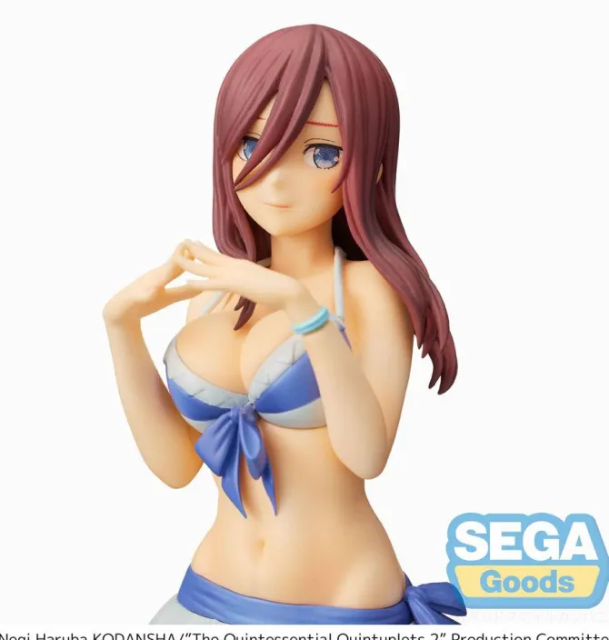 The Quintessential Quintuplets - Miku Nakano Figur / Beach Version: Sega