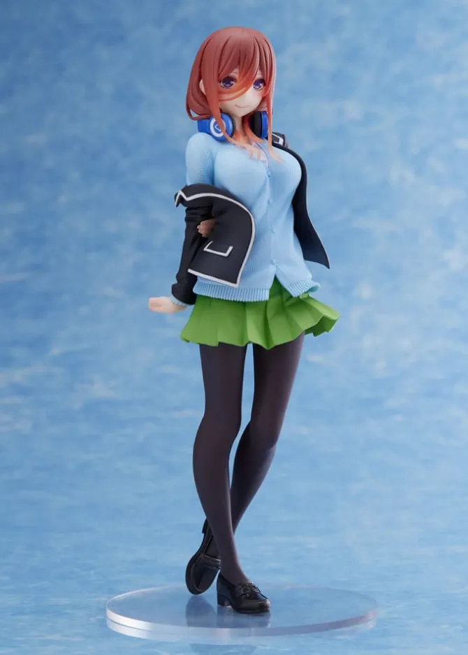 The Quintessential Quintuplets 2 - Statue Miku Nakano School Uniform Ver Renewal Edition: Taito Priz