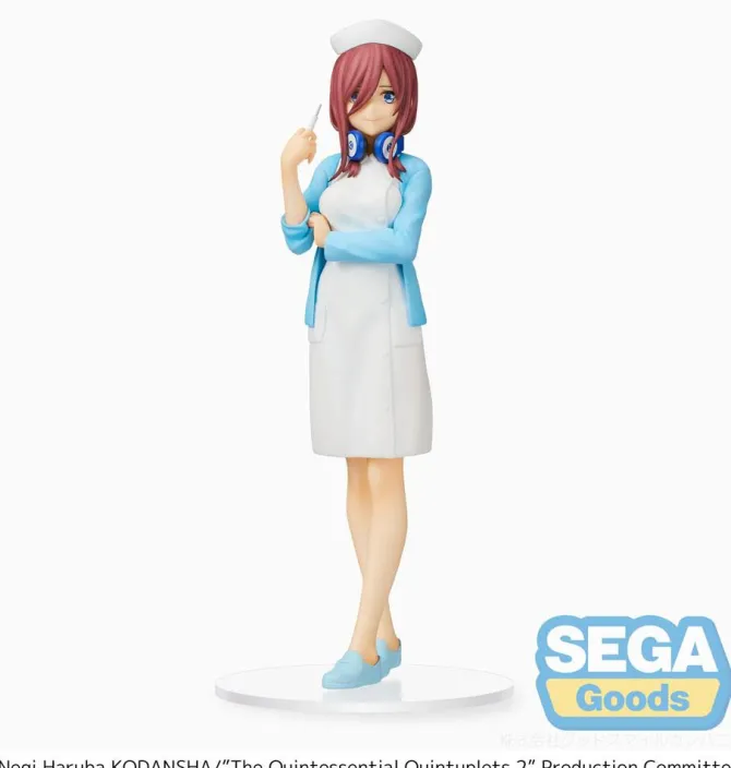 The Quintessential Quintuplets - Miku Nakano Figur / Nurse Version: Sega