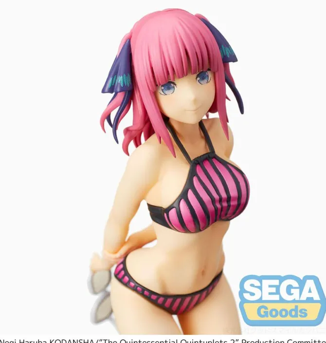 The Quintessential Quintuplets - Nino Nakano Figur / Beach Version: Sega