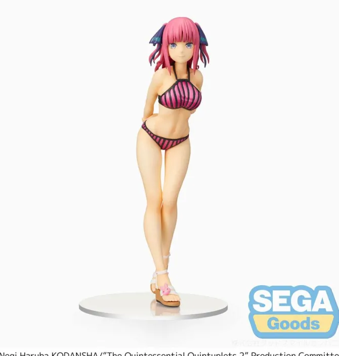 The Quintessential Quintuplets - Nino Nakano Figur / Beach Version: Sega