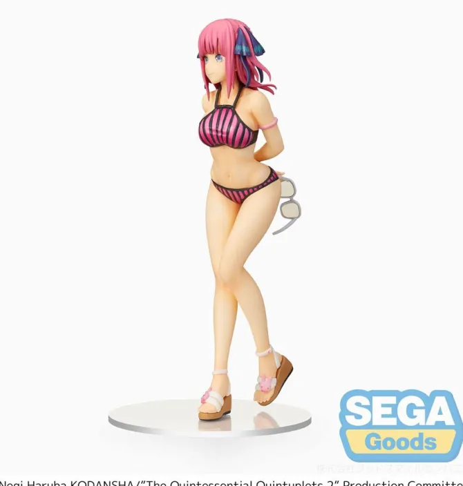 The Quintessential Quintuplets - Nino Nakano Figur / Beach Version: Sega
