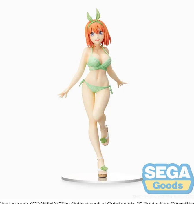 The Quintessential Quintuplets - Yotsuba Nakano Figur / Bikini Version: Sega