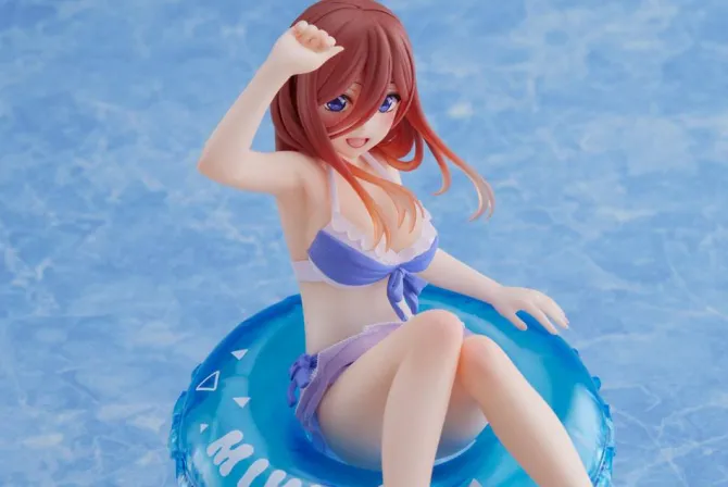 The Quintessential Quintuplets - Miku Nakano Figur / Aqua Float Girls: Taito