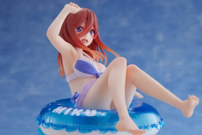 The Quintessential Quintuplets - Miku Nakano Figur / Aqua Float Girls: Taito