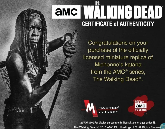 The Walking Dead - Brieföffner - Michonnes Katana: Master Cutlery
