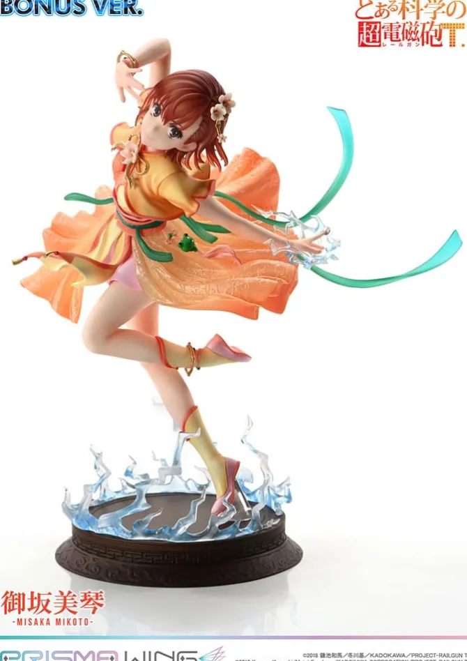 To Aru Kagaku no Railgun - Misaka Mikoto Statue / Prisma Wing - Bonus Version: Prime 1 Studio