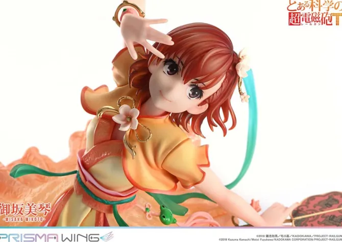 To Aru Kagaku no Railgun - Misaka Mikoto Statue / Prisma Wing - Bonus Version: Prime 1 Studio