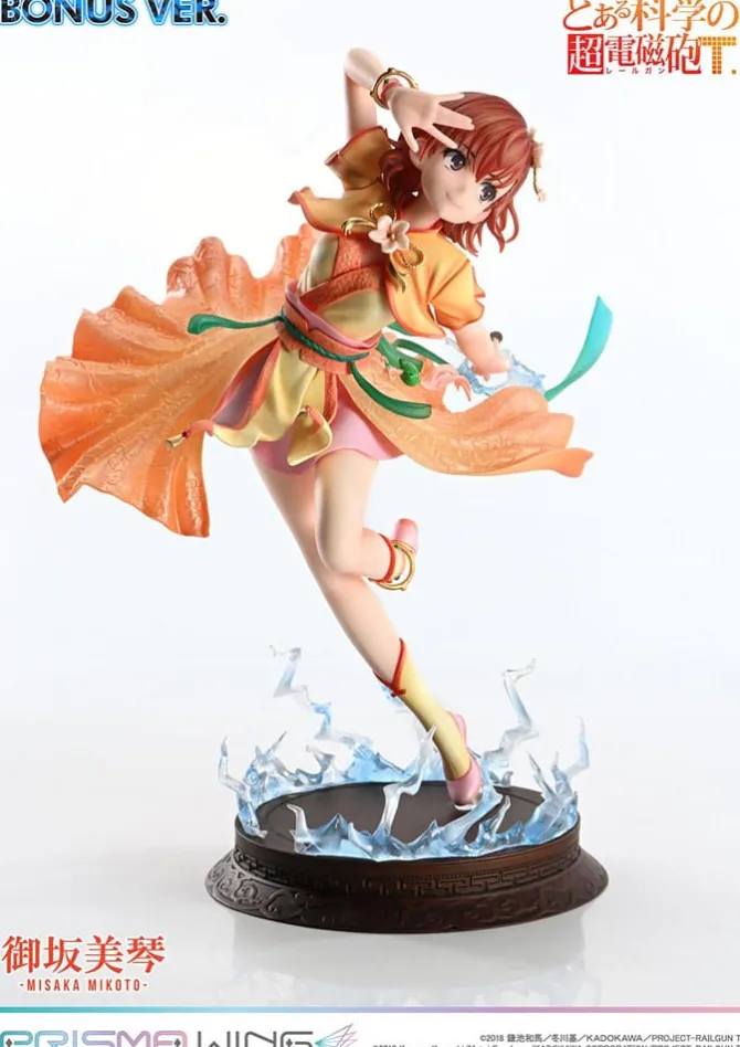 To Aru Kagaku no Railgun - Misaka Mikoto Statue / Prisma Wing - Bonus Version: Prime 1 Studio
