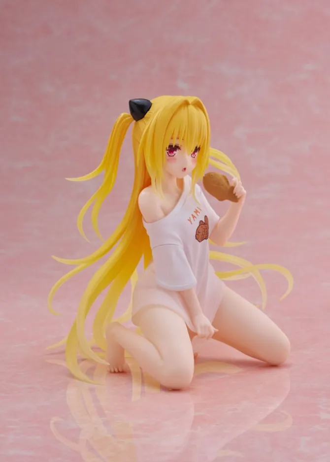 To Love-Ru Darkness - Golden Darkness Figur / Desktop Cute Figure - Roomwear Ver.: Taito-