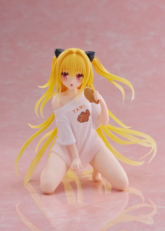 To Love-Ru Darkness - Golden Darkness Figur / Desktop Cute Figure - Roomwear Ver.: Taito-