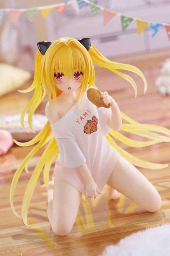 To Love-Ru Darkness - Golden Darkness Figur / Desktop Cute Figure - Roomwear Ver.: Taito-