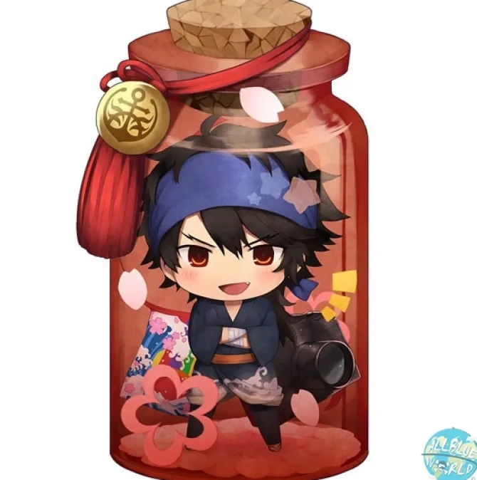 Touken Ranbu -Hanamaru- - Mutsunokami Yoshiyuki Schlüsselanhänger / Charatoria: Orange Rouge