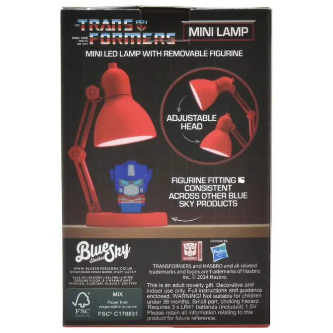 Transformers - Mini LED-Lampe mit Figur: Blue Sky Studios
