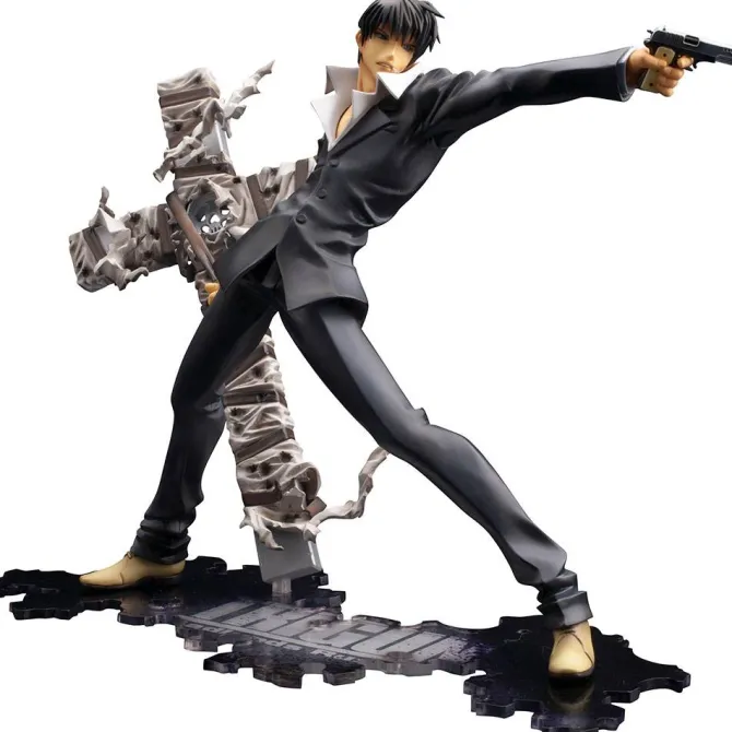 Trigun Badlands Rumble - Nicholas D. Wolfwood Statue / ARTFXJ - Renewal Package Version: Kotobukiya