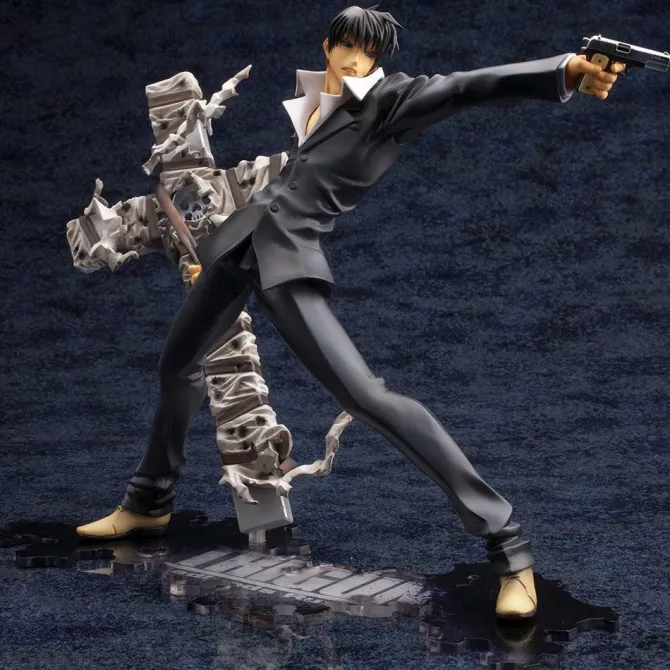 Trigun Badlands Rumble - Nicholas D. Wolfwood Statue / ARTFXJ - Renewal Package Version: Kotobukiya