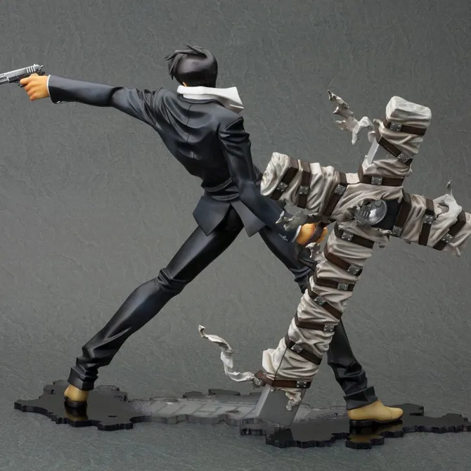 Trigun Badlands Rumble - Nicholas D. Wolfwood Statue / ARTFXJ - Renewal Package Version: Kotobukiya