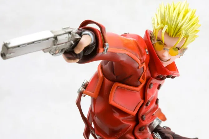 Trigun Badlands Rumble ARTFX J - Vash The Stampede Renewal Package Version: Kotobukiya