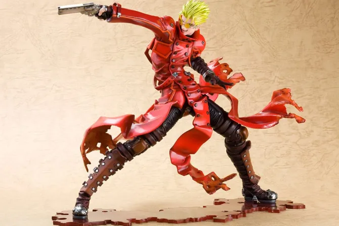 Trigun Badlands Rumble ARTFX J - Vash The Stampede Renewal Package Version: Kotobukiya