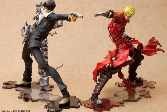 Trigun Badlands Rumble ARTFX J - Vash The Stampede Renewal Package Version: Kotobukiya