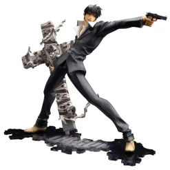 Trigun Badlands Rumble ARTFX J - Nicholas D. Wolfwood Renewal Package Version Statue: Kotobukiya