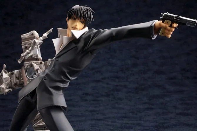 Trigun Badlands Rumble ARTFX J - Nicholas D. Wolfwood Renewal Package Version Statue: Kotobukiya