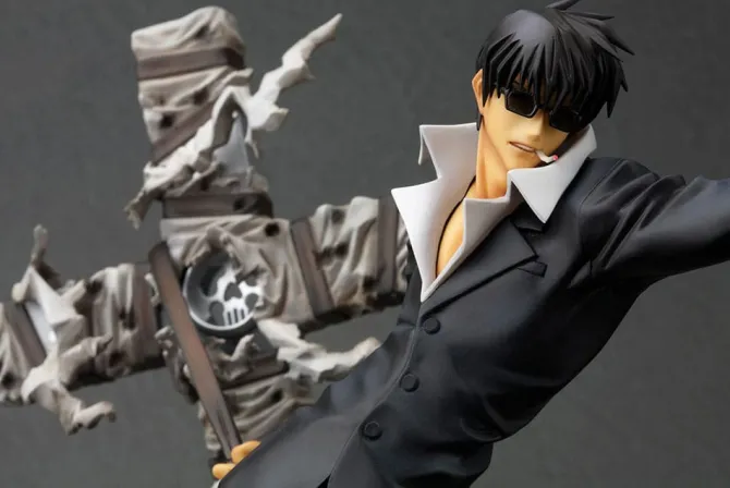 Trigun Badlands Rumble ARTFX J - Nicholas D. Wolfwood Renewal Package Version Statue: Kotobukiya