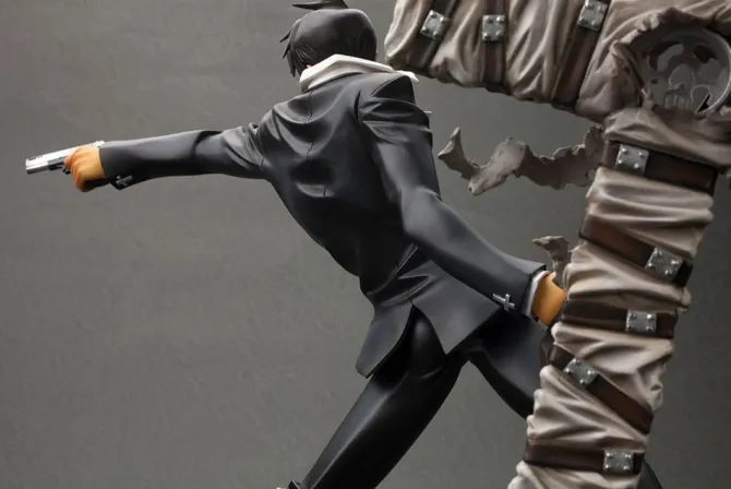 Trigun Badlands Rumble ARTFX J - Nicholas D. Wolfwood Renewal Package Version Statue: Kotobukiya