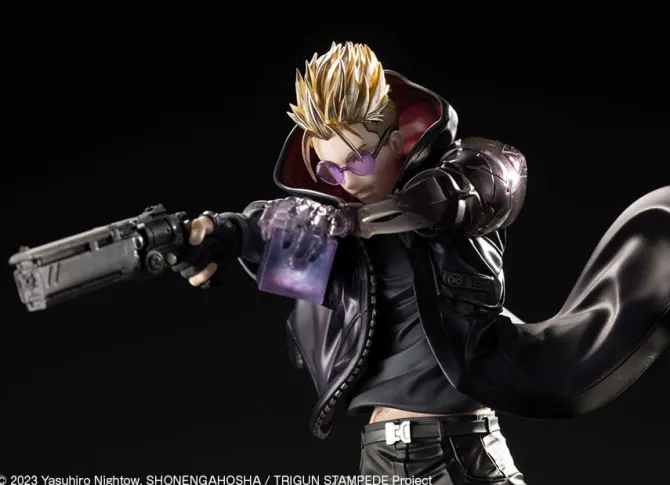 Trigun Stampede - Vash the Stampede Statue / Gunman in Black Ver. - ARTFX J: Kotobukiya