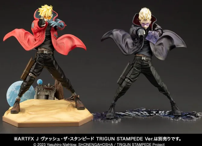 Trigun Stampede - Vash the Stampede Statue / Gunman in Black Ver. - ARTFX J: Kotobukiya